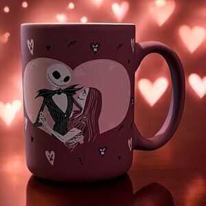 The Nightmare Before Christmas Jack & Sally "Love Is Alive" Soft-Touch 16oz Mug